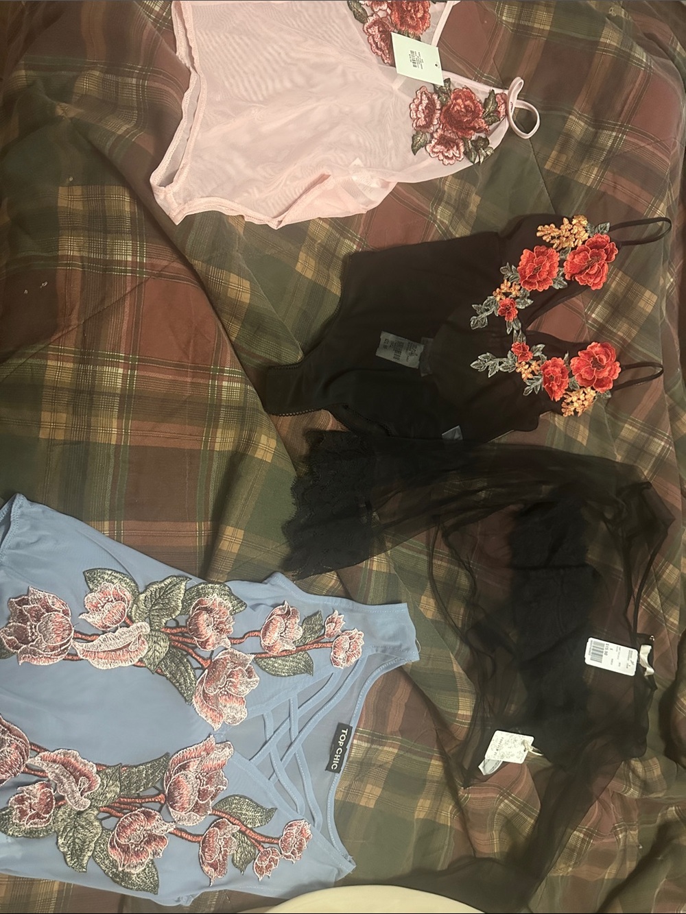 Size small cute see through body suits 1 shirt